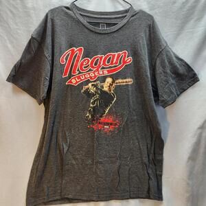 Loot Crate THE WALKING DEAD Negan Sluggers AMC Gray Tee‎ Shirt Men’s 2XL